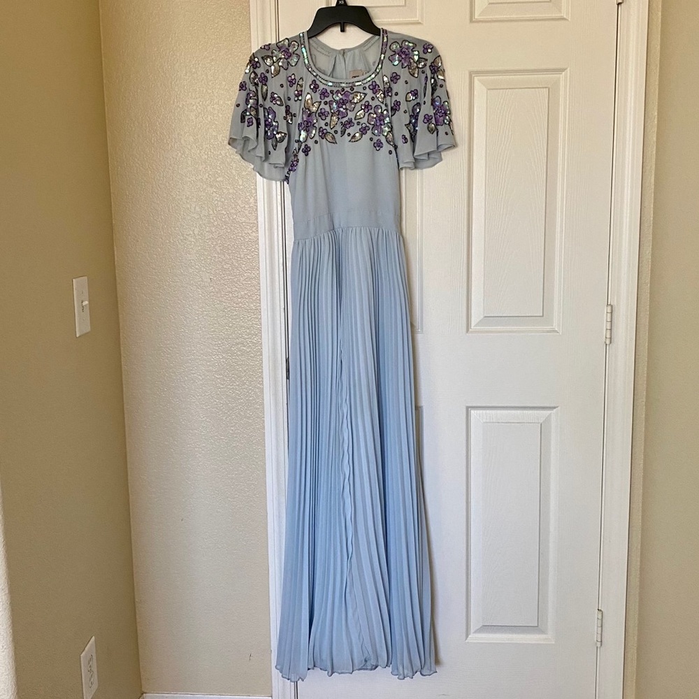 ASOS Maxi Dress Light Blue Size 4